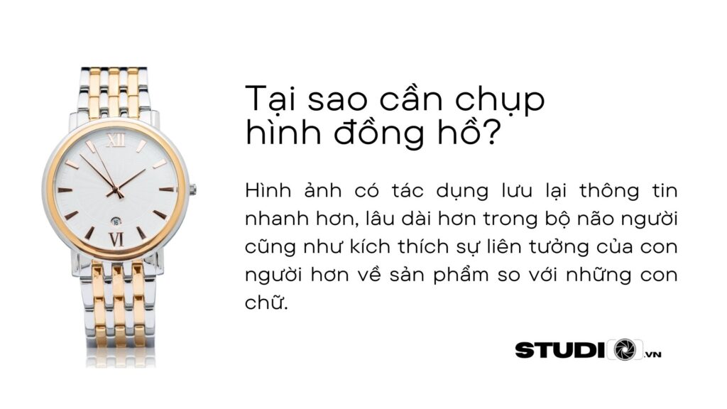 Tại sao nên chụp ảnh đồng hồ