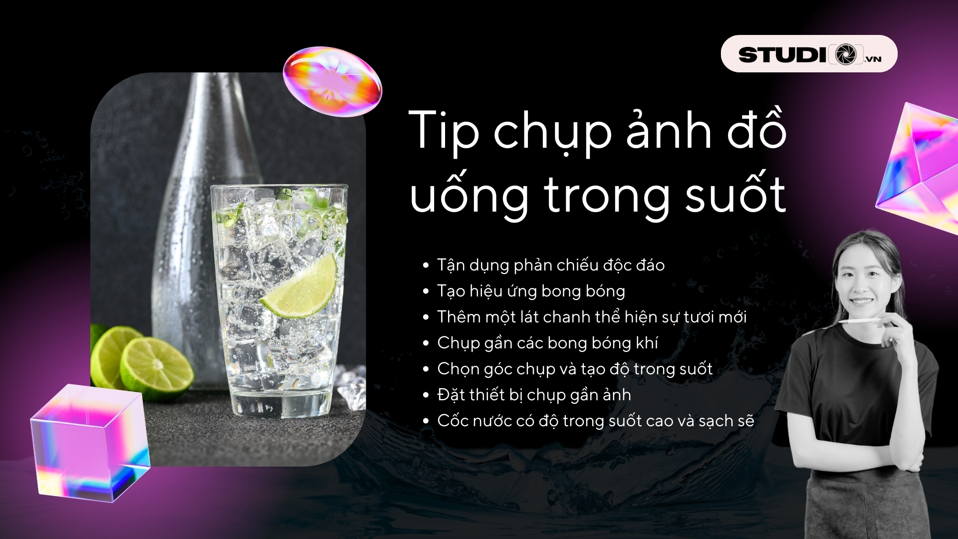 Chụp ảnh đồ uống bằng di động