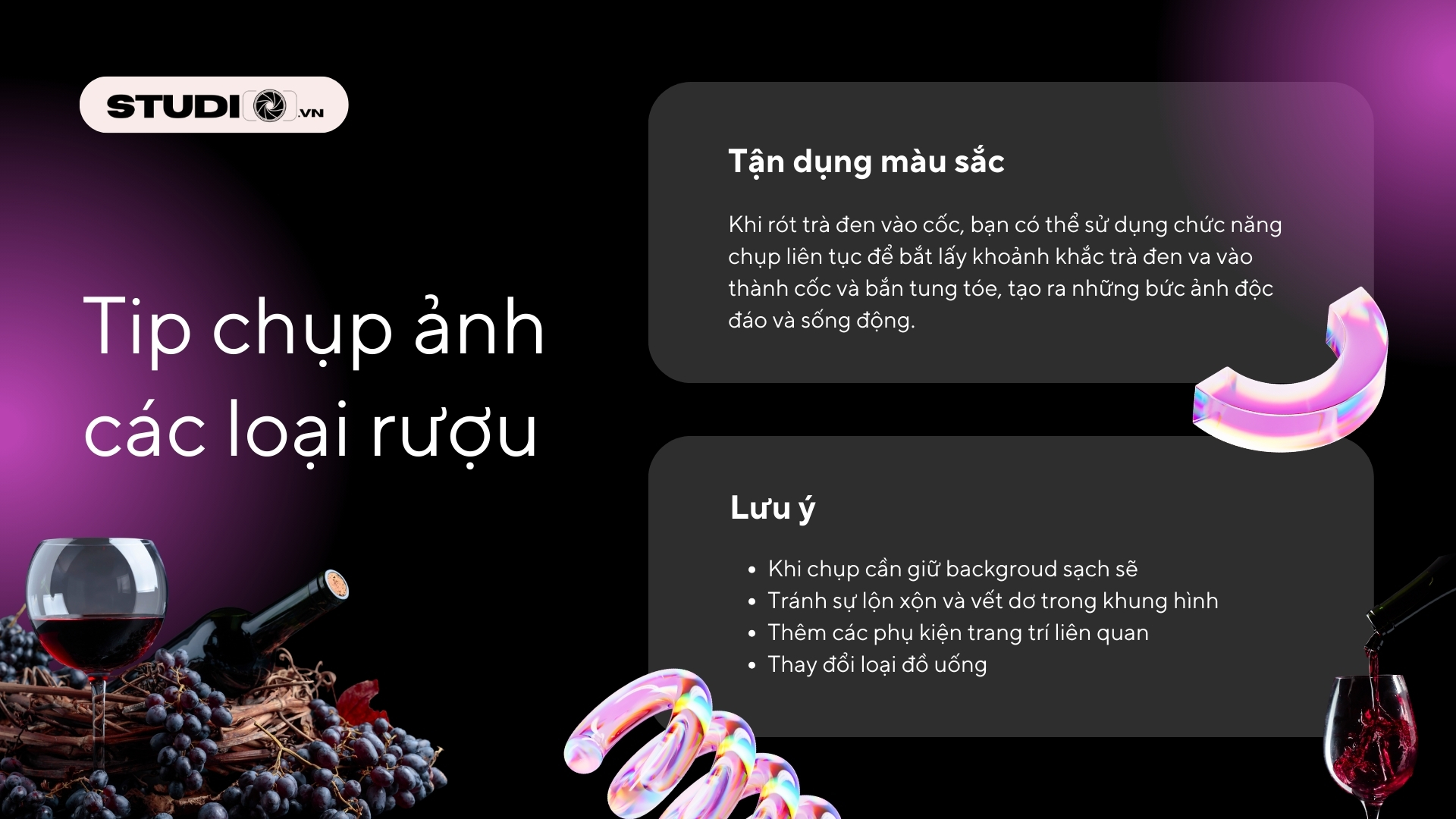 Chụp ảnh đồ uống bằng di động