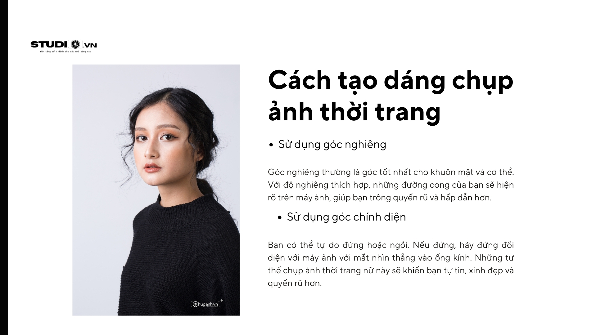 Cách tạo dáng chụp ảnh thời trang