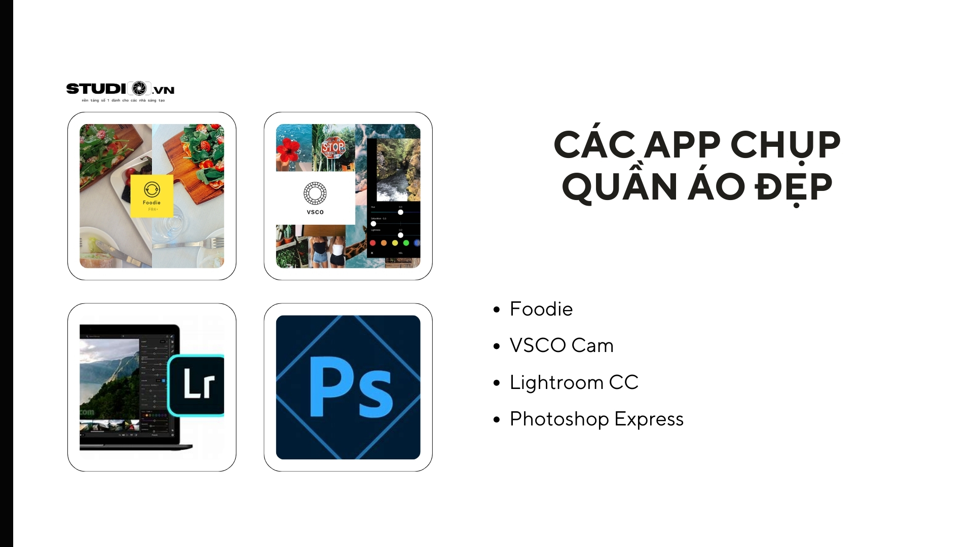 App chụp quần áo đẹp