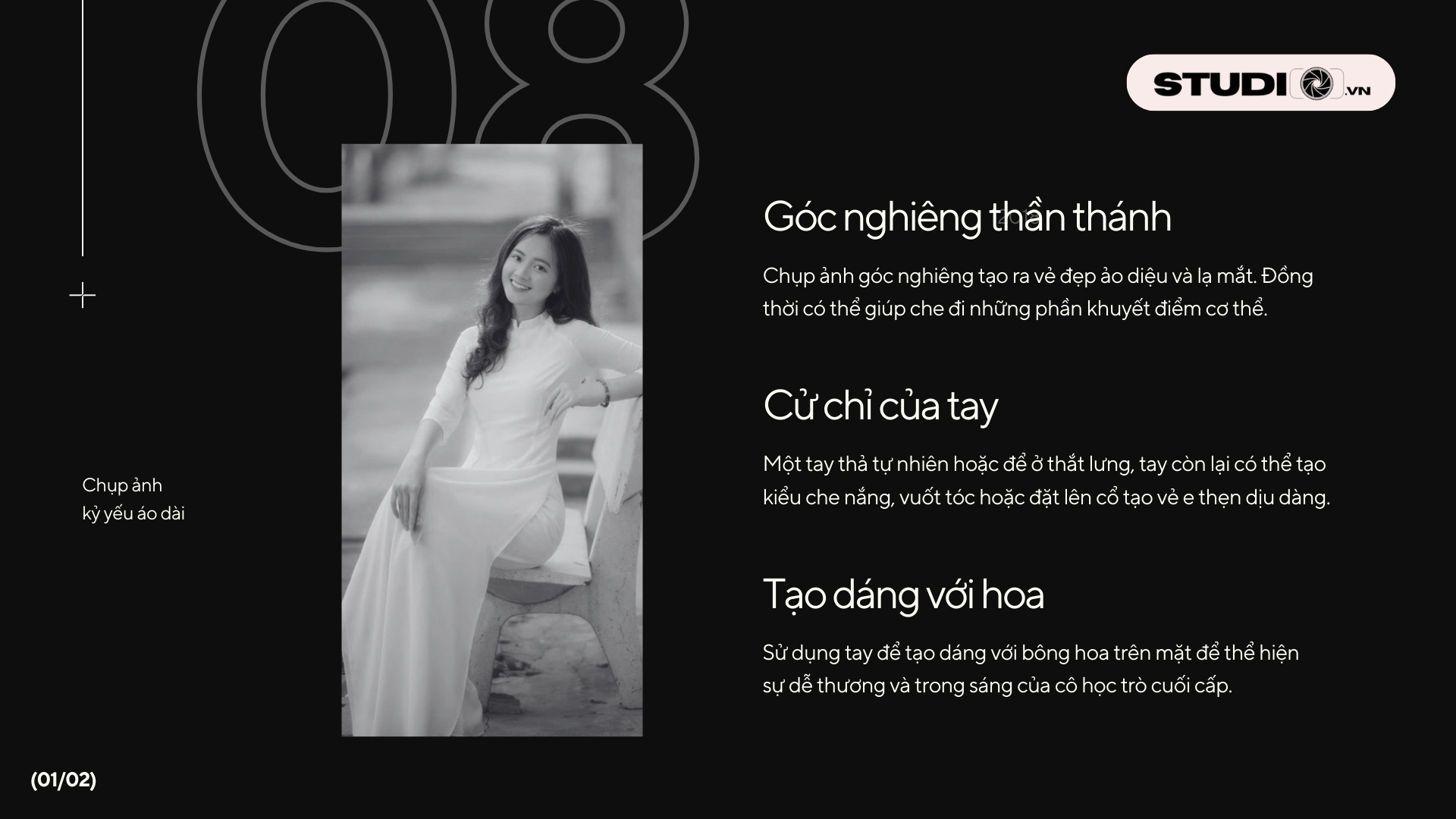 Cách chụp ảnh áo dài đẹp