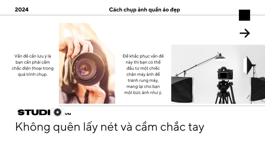 Lưu ý khi chụp ảnh quần áo