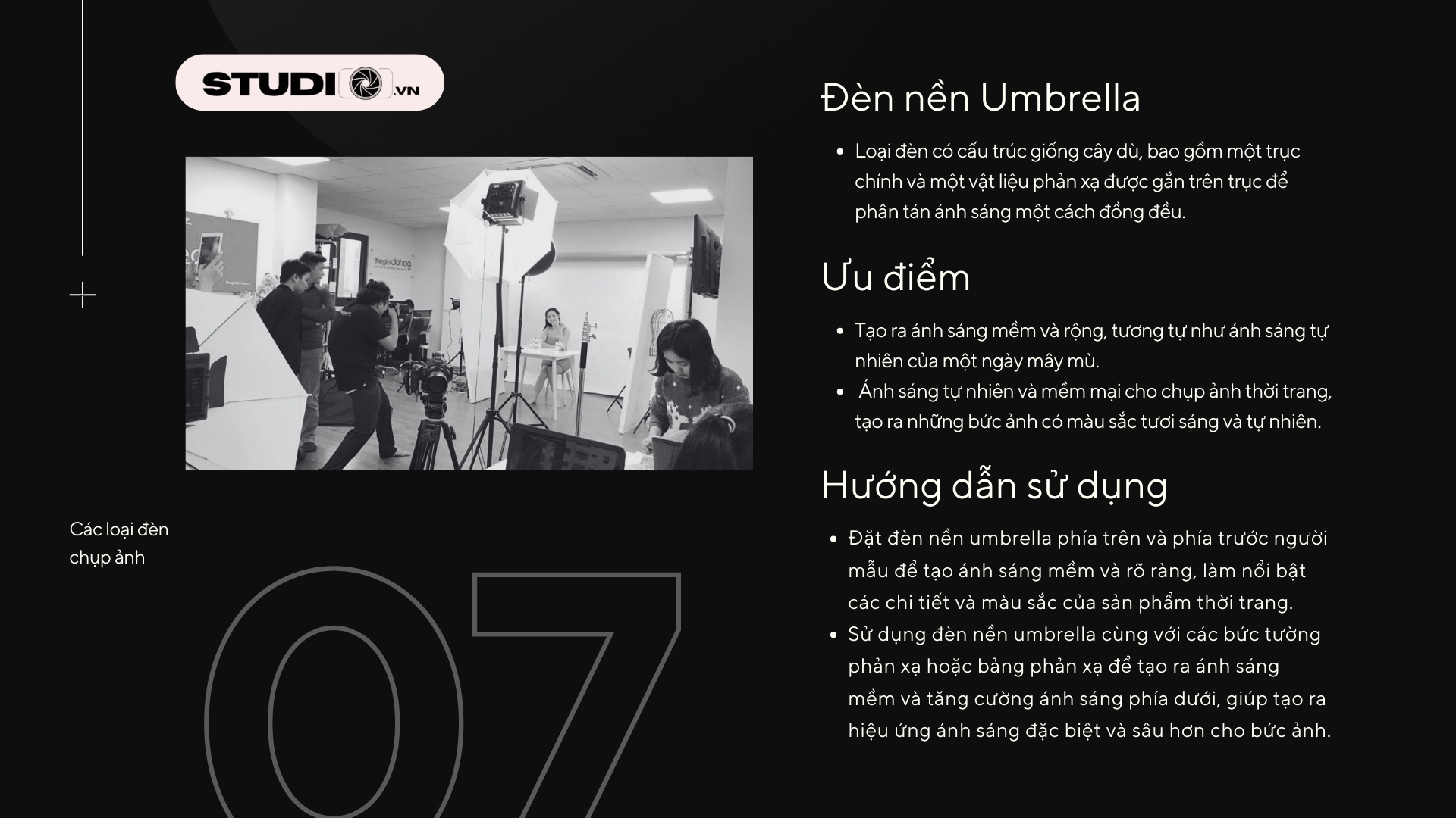 Các loại đèn nền phổ biến trong chụp ảnh thời trang