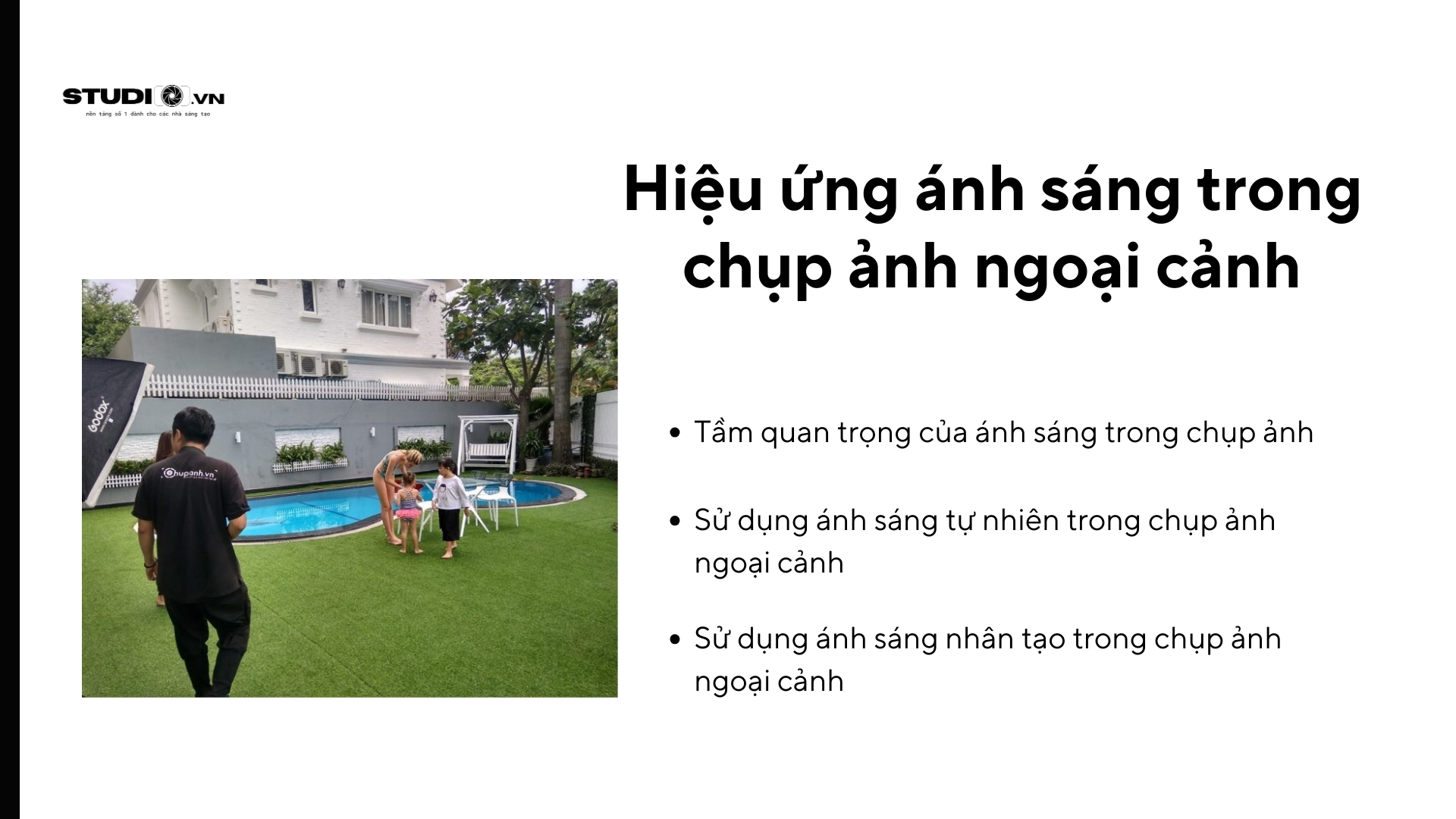 Hiệu ứng ánh sáng trong chụp ảnh ngoại cảnh