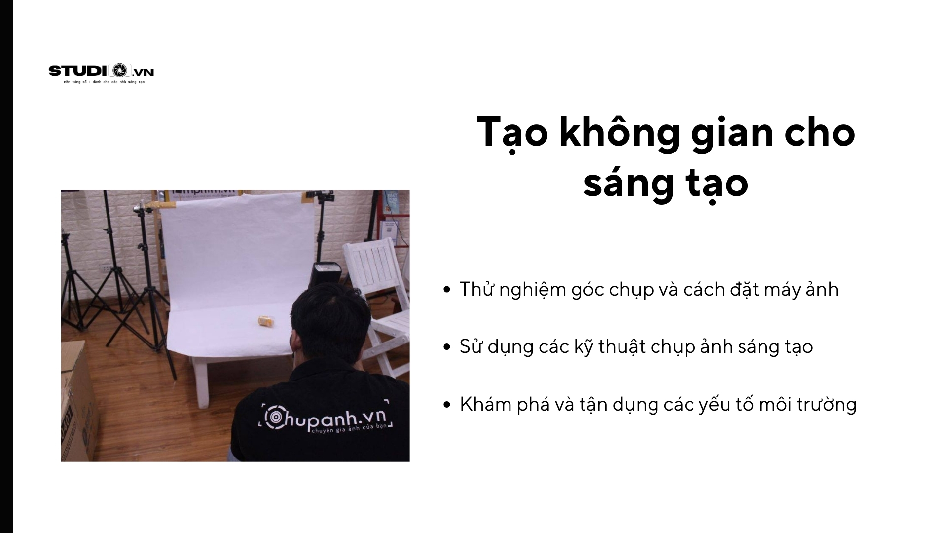 Tạo không gian cho sáng tạo