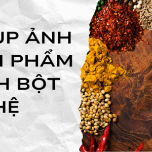 Dự án chụp ảnh sản phẩm Tinh bột nghệ