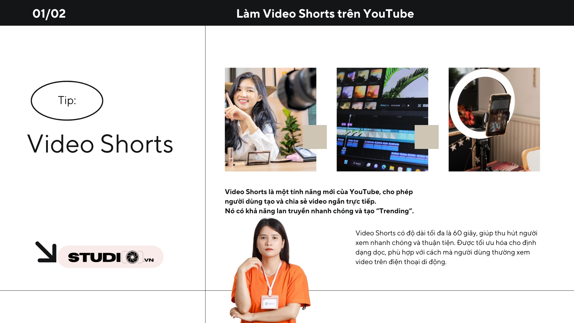 Cách làm Video Shorts trên YouTube thu hút