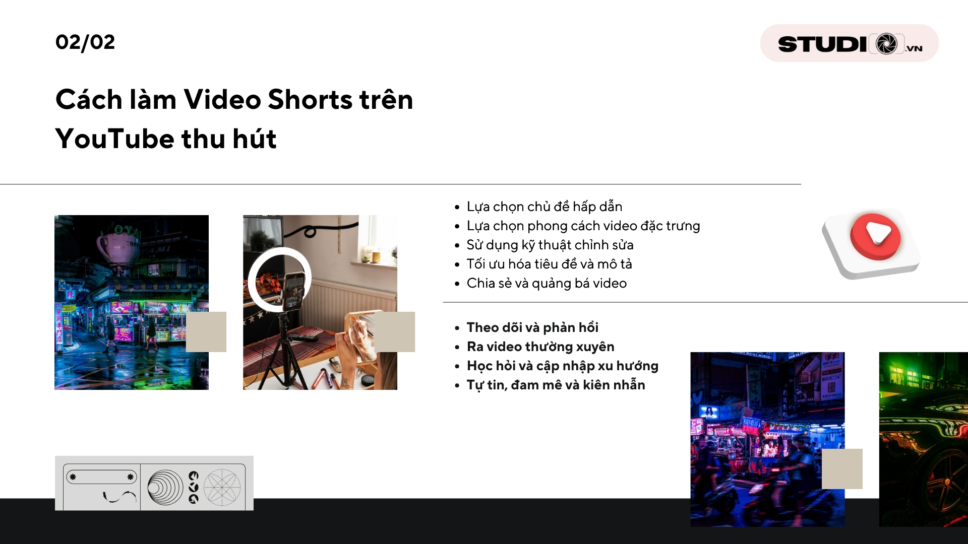 Cách làm Video Shorts trên YouTube thu hút