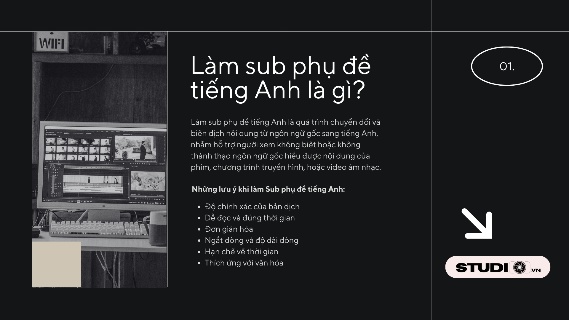 Làm sub phụ đề tiếng Anh