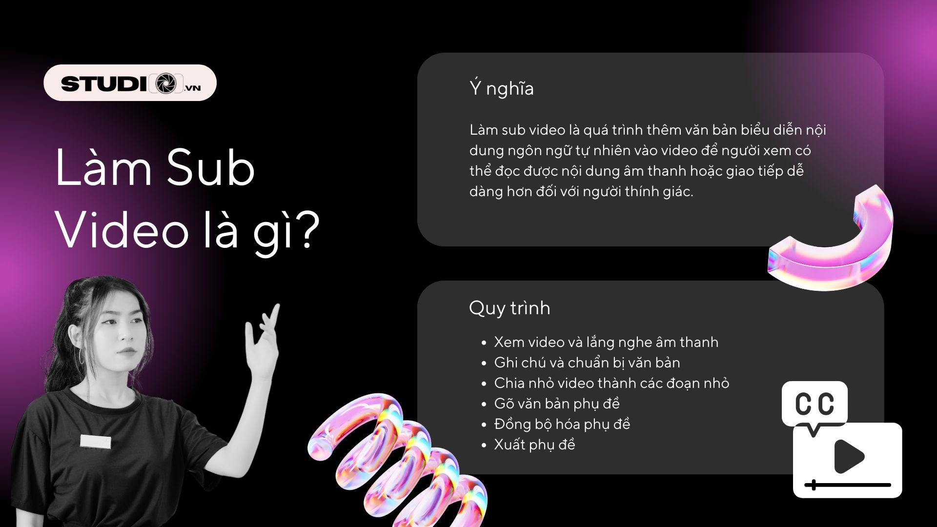 Làm sub video là gì
