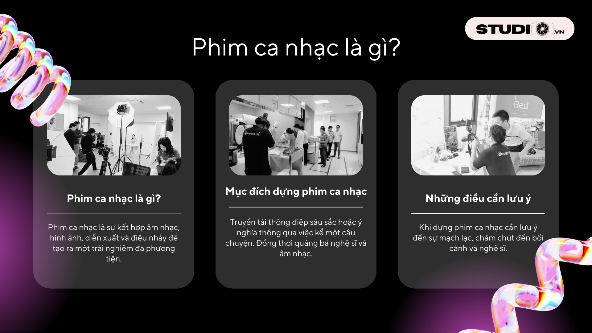 Quay phim ca nhạc studio.vn