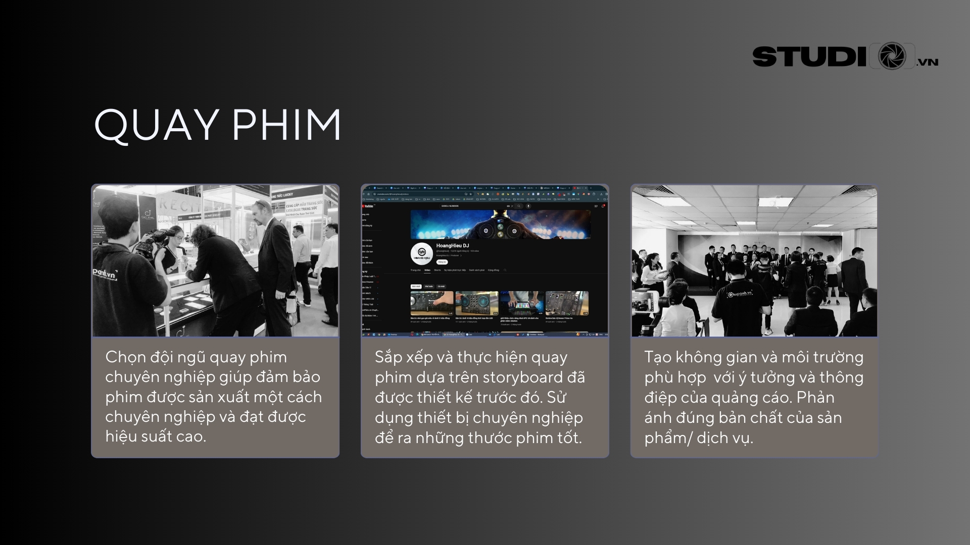 Quay phim quảng cáo studio.vn