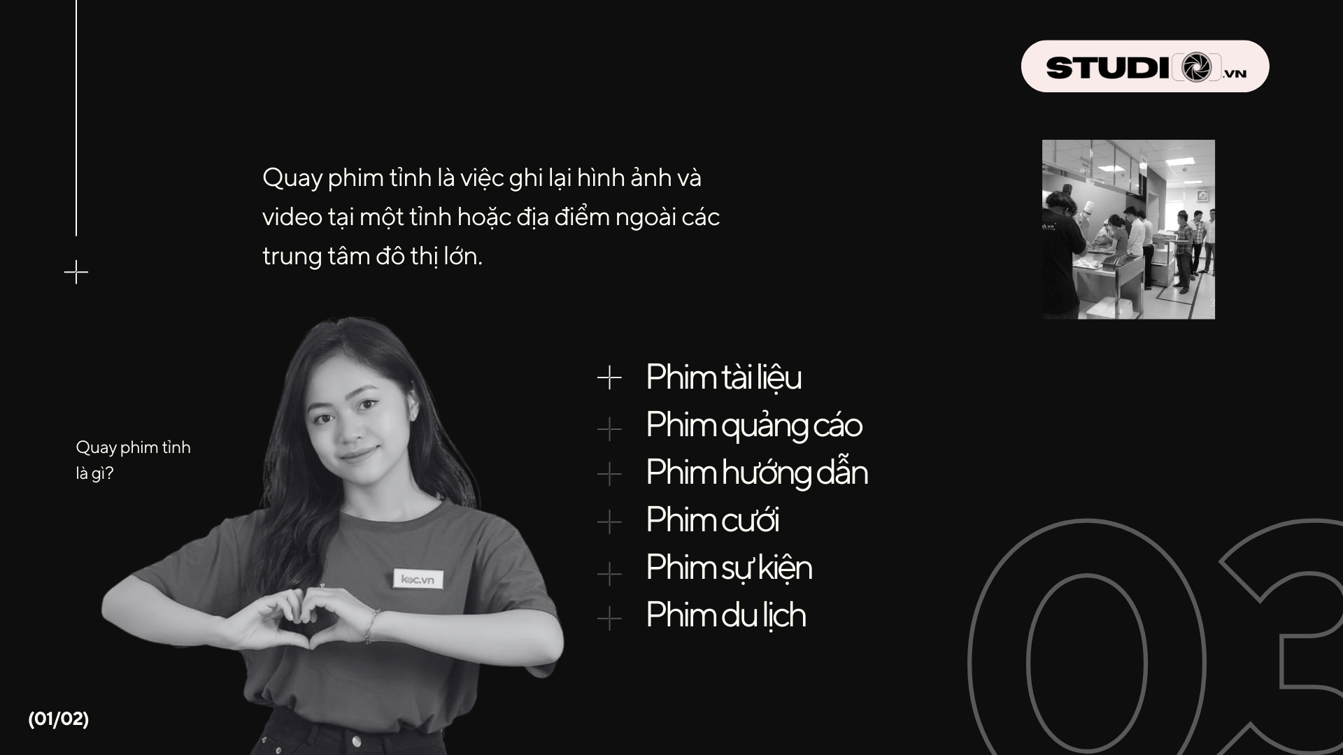 Quay phim tỉnh studio.vn