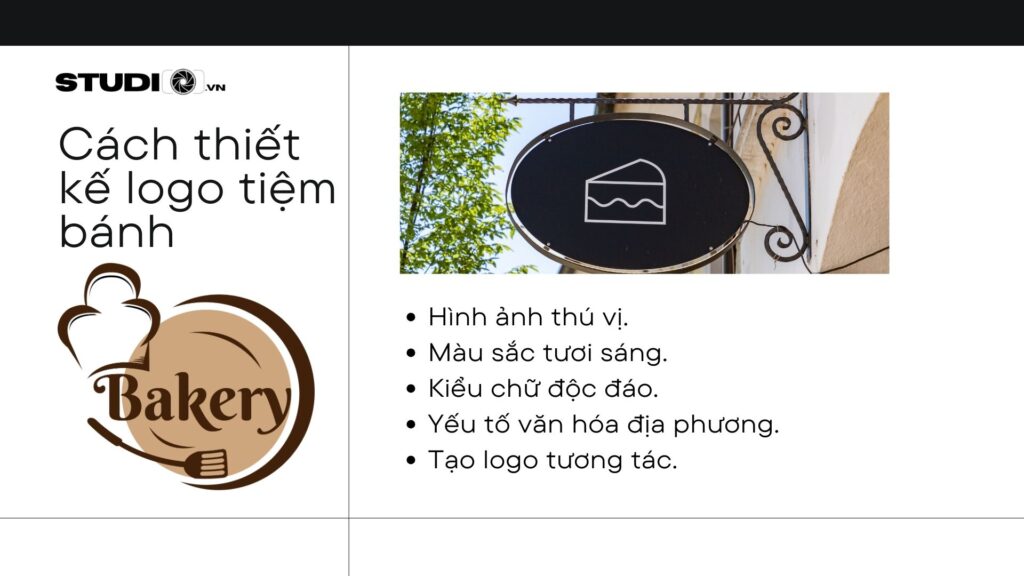 Cách thiết kế logo tiệm bánh