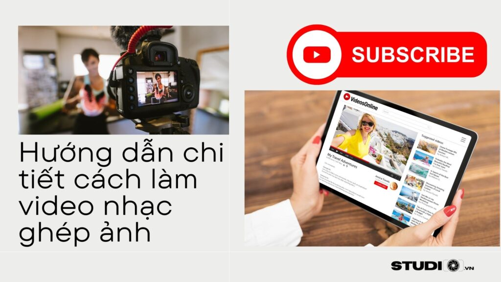 Cách làm video nhạc ghép ảnh