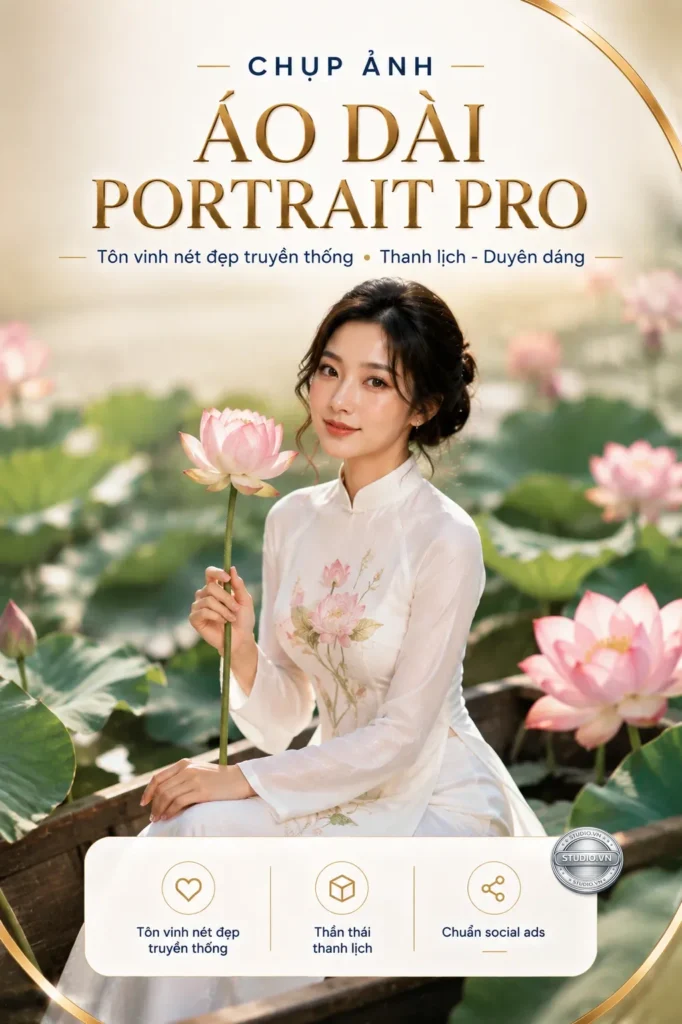 Ao dai portrait pro