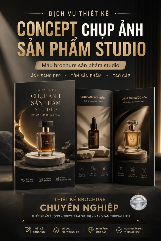 Concept chup anh san pham studio
