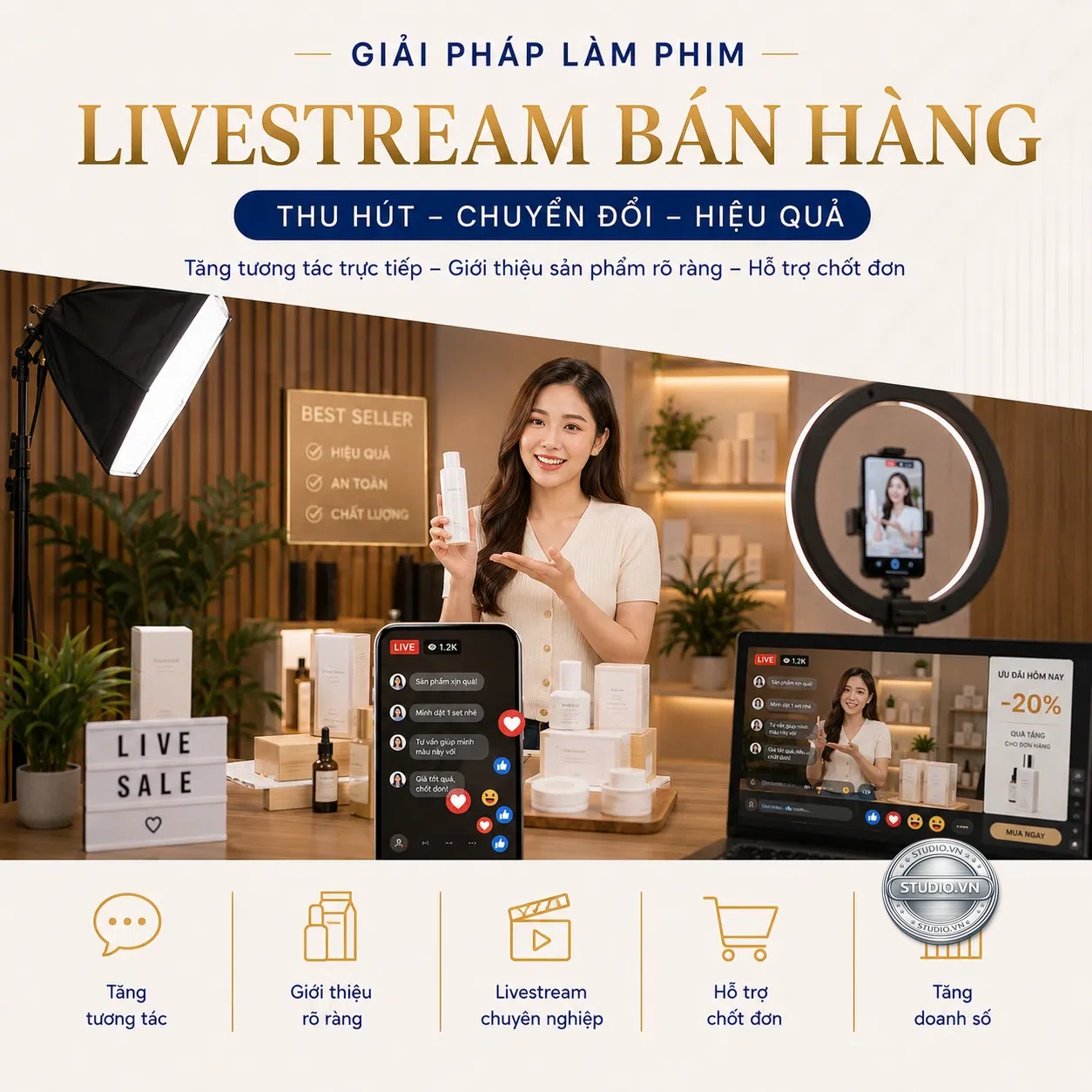 Livestream ban hang