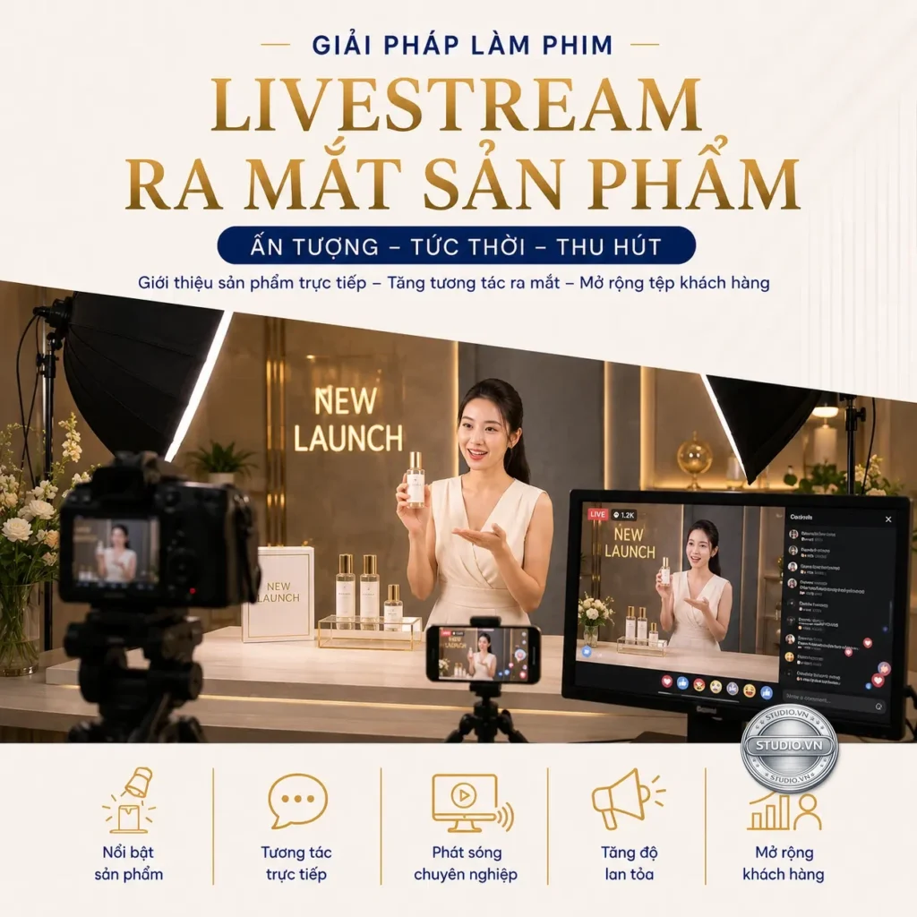 Livestream ra mat san pham