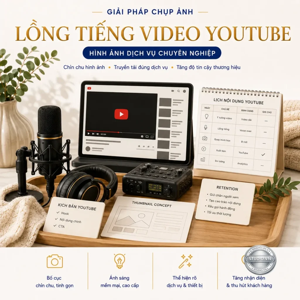 Long tieng video youtube studio