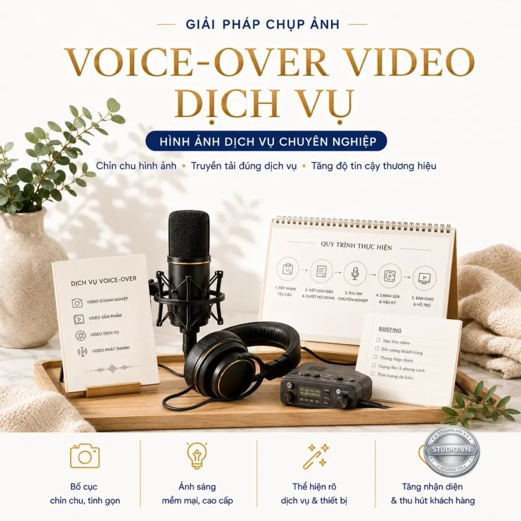 Voice over video dich vu studio
