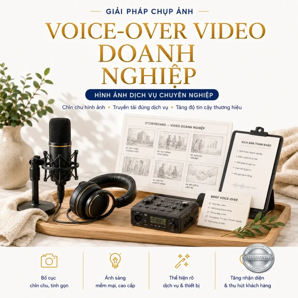Voice over video doanh nghiep studio