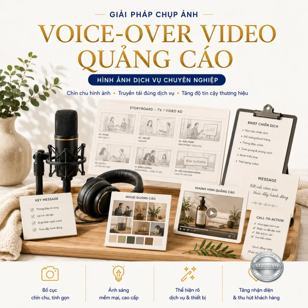 Voice over video quang cao studio