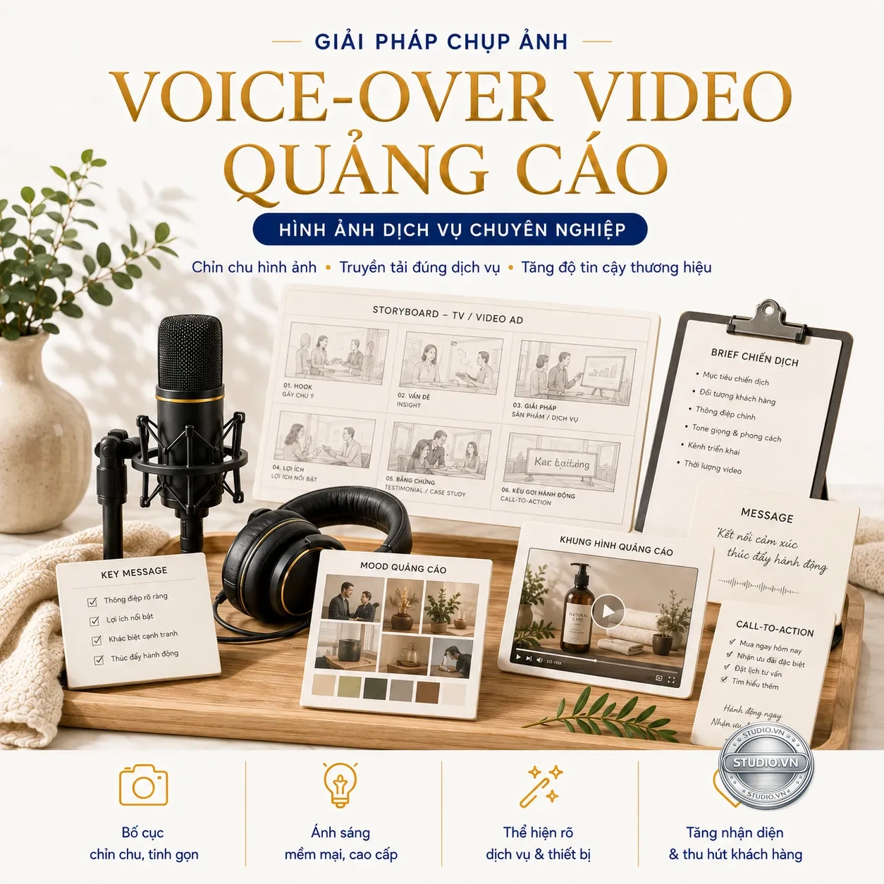 Voice over video quang cao studio